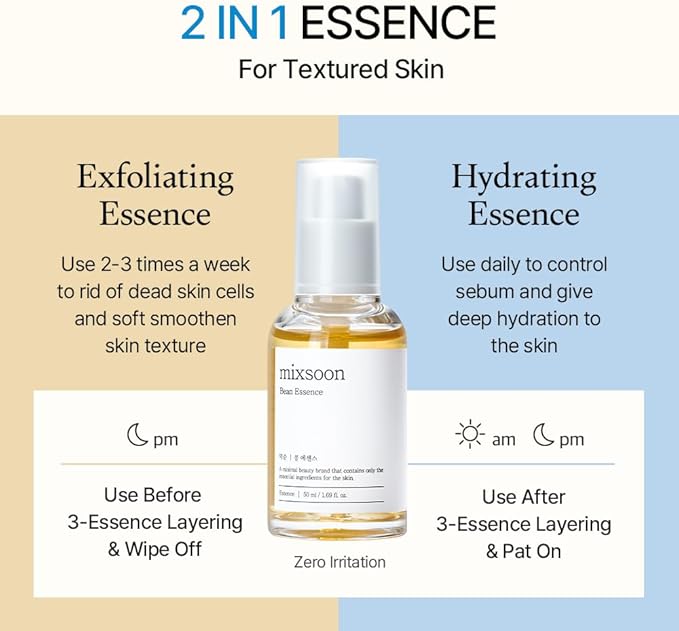 MIXSOON Bean Essence 50ml - Hydrating & Nourishing Facial Essence