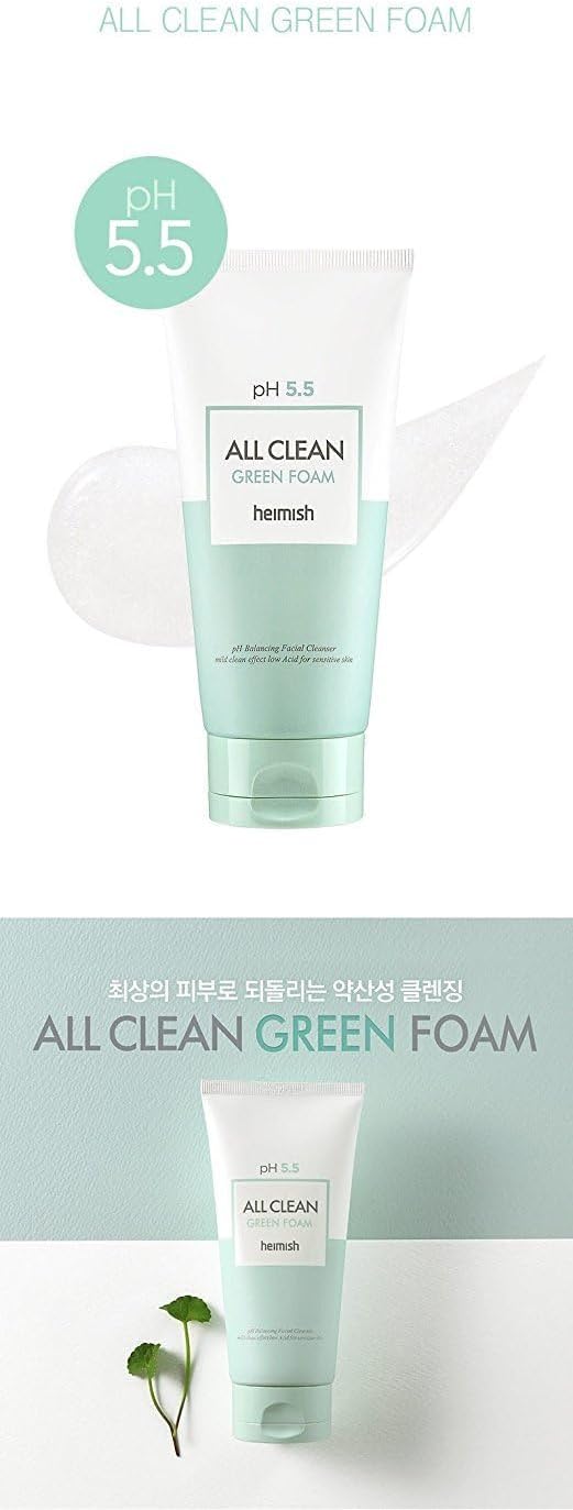 HEIMISH pH 5.5 All Clean Green Foam 150ml