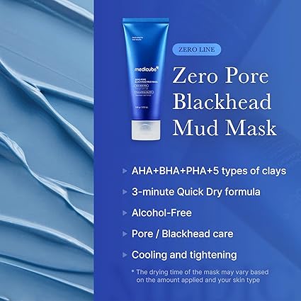 MEDICUBE Zero Pore Blackhead Mud Mask 100g