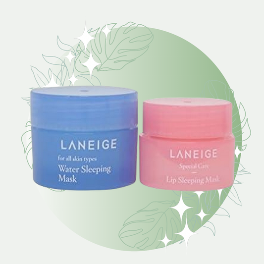 LANEIGE Water Sleeping Mask 15ml & Lip Sleeping Mask 3g 5 sets