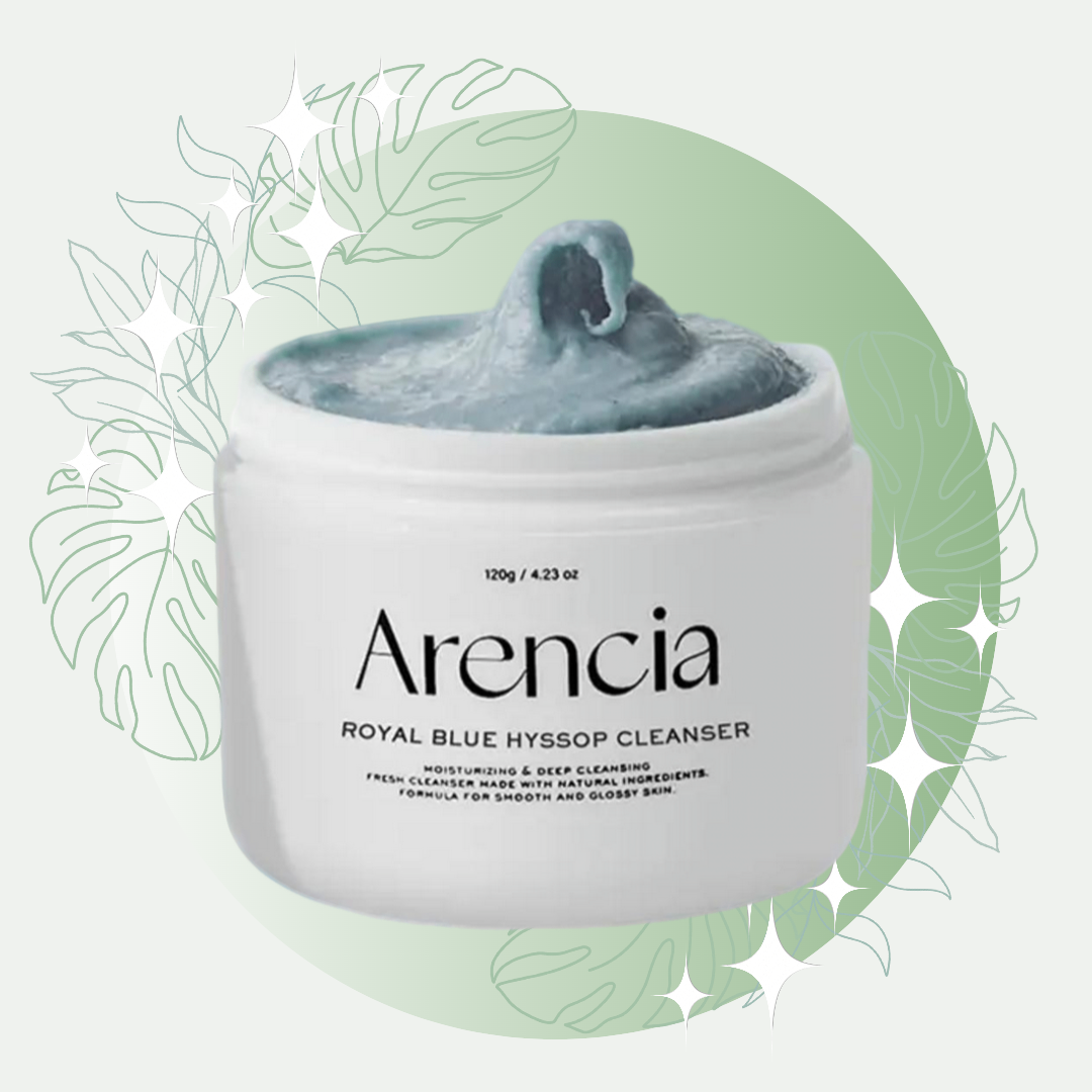 ARENCIA Fresh Blue Hyssop Rice Mochi Cleanser 120g