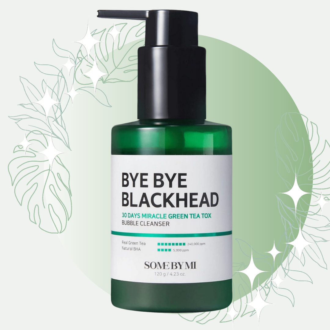 SOME BY MI Bye Bye Blackhead 30 Days Miracle Green Tea Tox Bubble Cleanser 120g