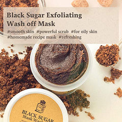 SKIN FOOD Black Sugar Exfoliating Scrub Mask Wash Off 100g